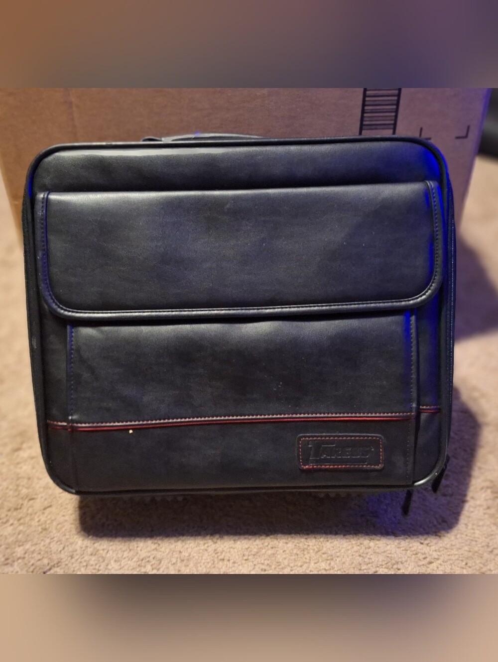 Targus Black Laptop  Bag with Red Trim